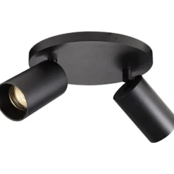 Antidark SpotOn Circle spotlampe, sort
