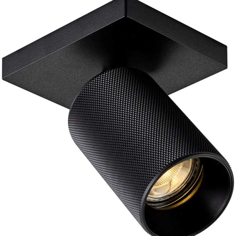 Antidark SpotOn spotlampe, mønstret sort