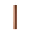 Antidark Tube Flex pendel, rødguld, H35 cm