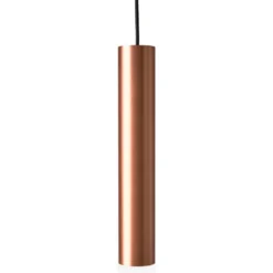 Antidark Tube Flex pendel, rødguld, H35 cm