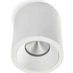 Antidark Tube påbygningsspot, hvid