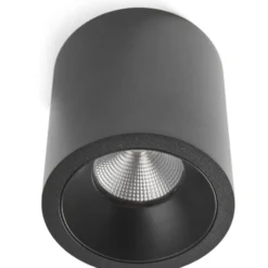 Antidark Tube påbygningsspot, sort