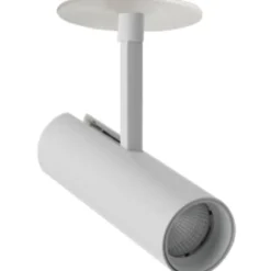 Antidark Tube Slim indbygningsspot, hvid