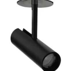 Antidark Tube Slim indbygningsspot, sort