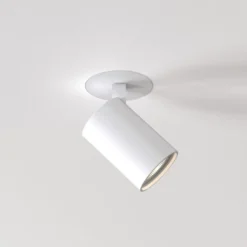 Astro Ascoli Flush påbygningsspot, hvid