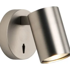 Astro Ascoli Single væglampe, med afbryder, aluminium