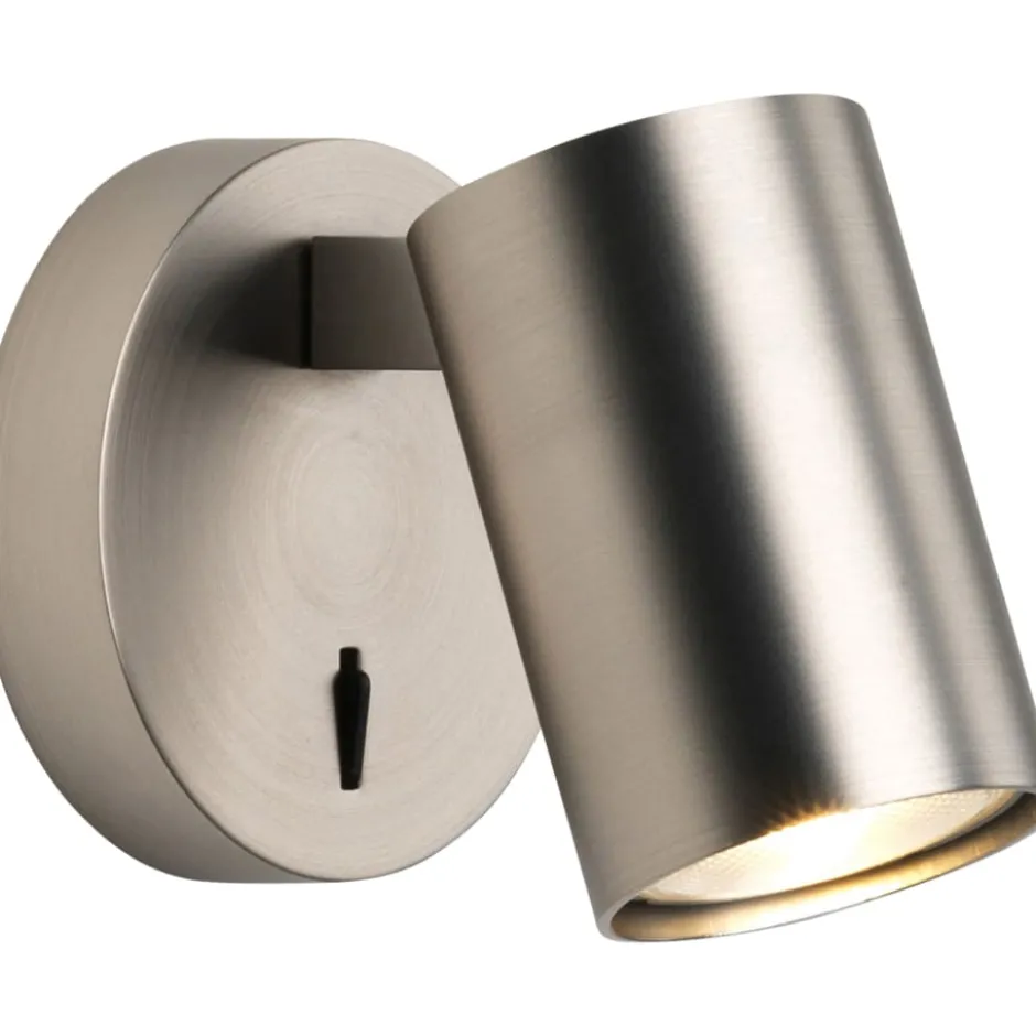 Astro Ascoli Single væglampe, med afbryder, aluminium