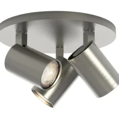 Astro Ascoli Triple Round spotlampe, 3 spots, nikkel