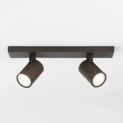 Astro Ascoli Twin spotlampe, 2 spots, bronze
