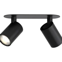 Astro Ascoli Twin spotlampe, 2 spots, sort