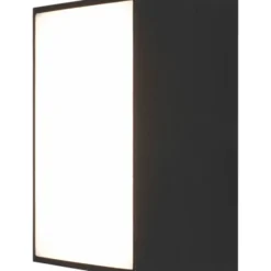 Astro Kea Square udendørs væglampe, sort, 14 cm