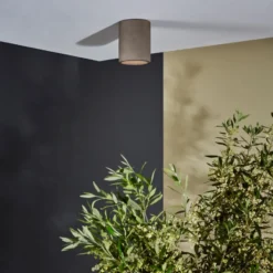 Astro Kos Coastal udendørs loftlampe, rund