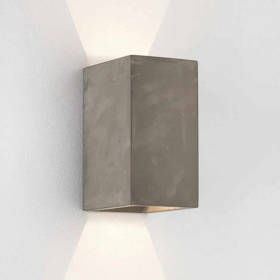 Astro Oslo udendørs væglampe, beton, H16 cm