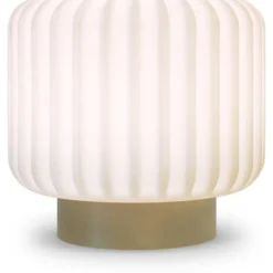 Atelier Pierre Dentelles genopladelig bordlampe, H15 cm, guld