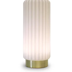 Atelier Pierre Dentelles genopladelig bordlampe, H29 cm, guld