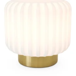 Atelier Pierre Dentelles genopladelig gulvlampe, H29 cm, guld