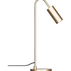 By Rydens Curve bordlampe, guld