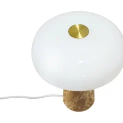 Dftp Glossy Mini bordlampe, brun