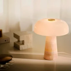 Dftp Glossy Mini bordlampe, lyserød
