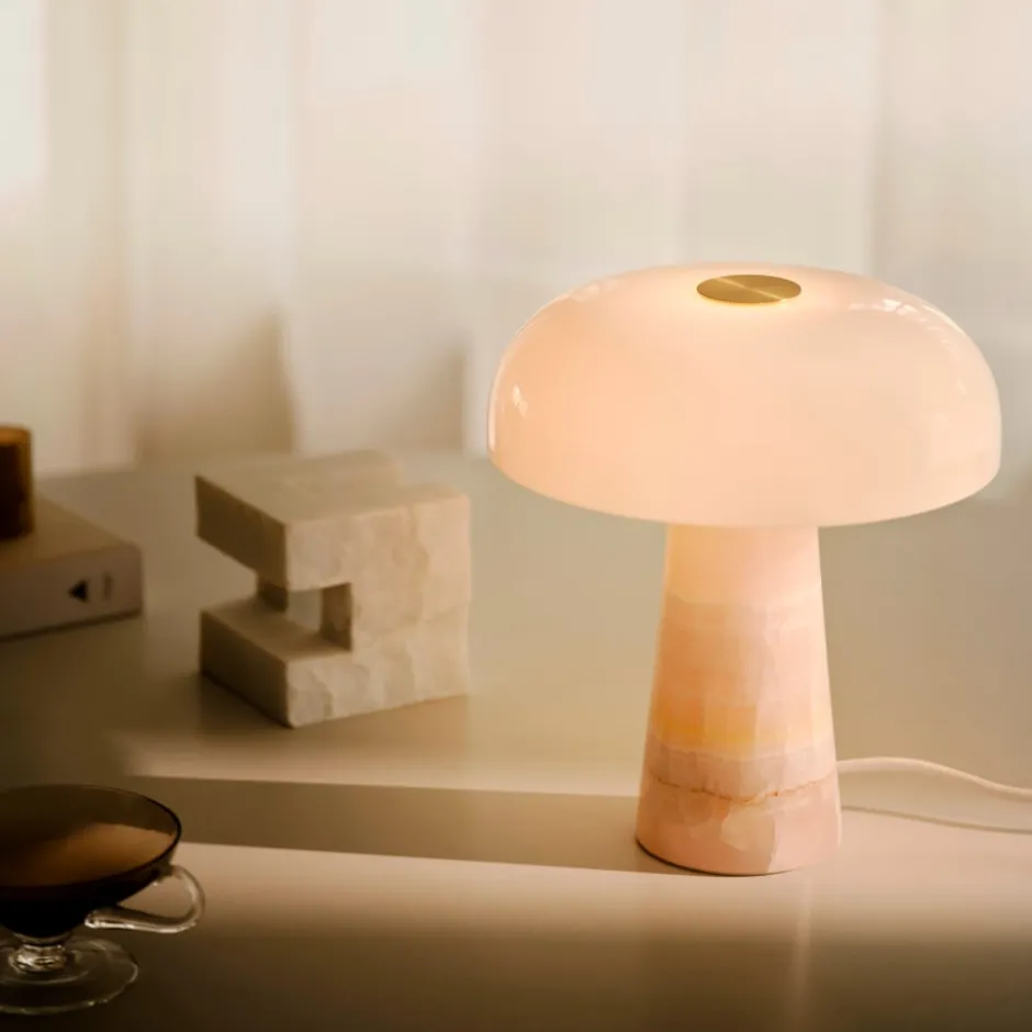Dftp Glossy Mini bordlampe, lyserød