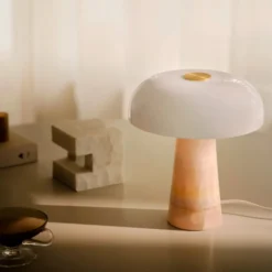 Dftp Glossy Mini bordlampe, lyserød