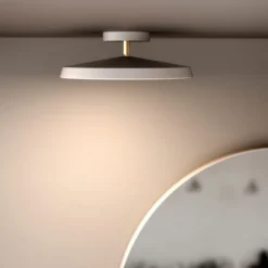 Dftp Kaito Pro loftlampe, hvid, Ø30 cm