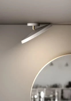 Dftp Kaito Pro loftlampe, hvid, Ø30 cm