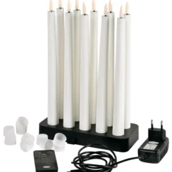 Duni genopladelige LED kronelys, 10 stk.
