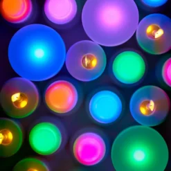 Duni Mini genopladelige LED indsats m/farvet lys - 3 stk