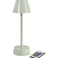 Duni Zelda genopladelig bordlampe, grøn