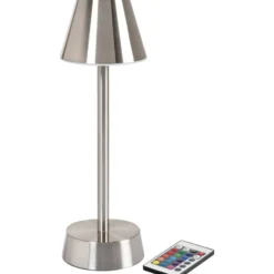 Duni Zelda genopladelig bordlampe, sølv