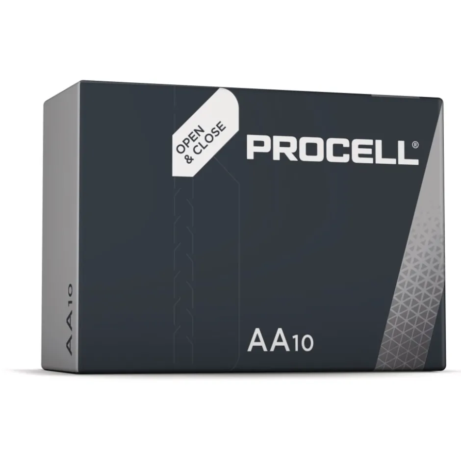 Duracell Procell AA batterier, 10 stk.