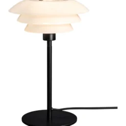 Dyberg Larsen DL20 bordlampe, sort/opal