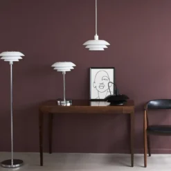 Dyberg Larsen DL31 gulvlampe, hvid