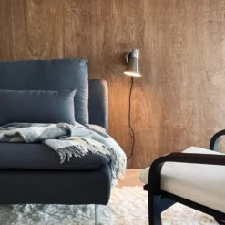 Dyberg Larsen DL12 væglampe, krom