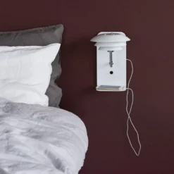 Dyberg Larsen DL20 væglampe med USB, hvid