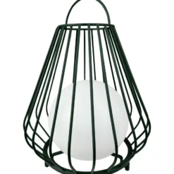 Dyberg Larsen Evesham solcelle lanterne, grøn, 38 cm