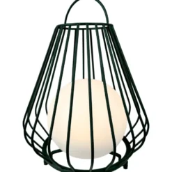 Dyberg Larsen Evesham solcelle lanterne, grøn, 38 cm