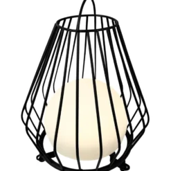 Dyberg Larsen Evesham solcelle lanterne, sort, 38 cm