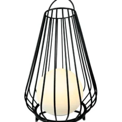 Dyberg Larsen Evesham solcelle lanterne, sort, 48 cm