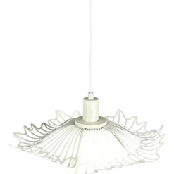 Dyberg Larsen Flora pendel, hvid, Ø40 cm