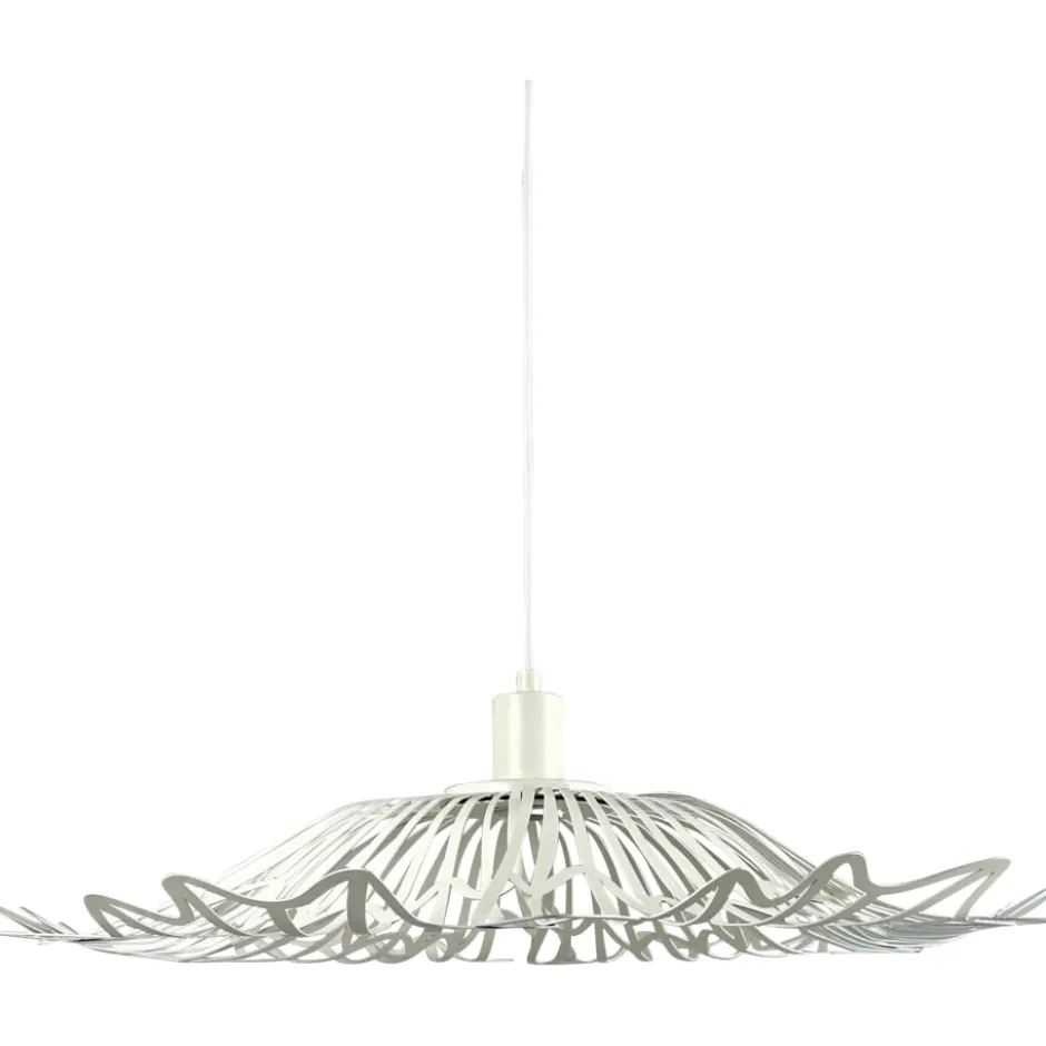 Dyberg Larsen Flora pendel, hvid, Ø60 cm