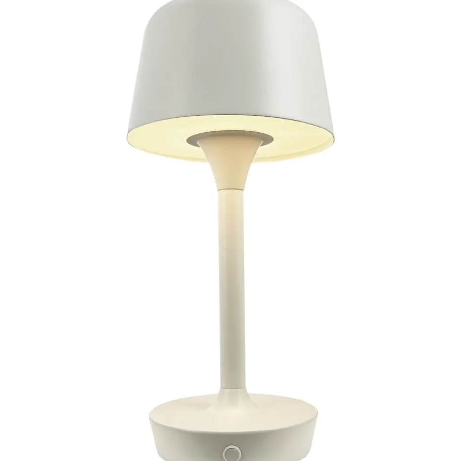 Dyberg Larsen Flow genopladelig bordlampe, beige