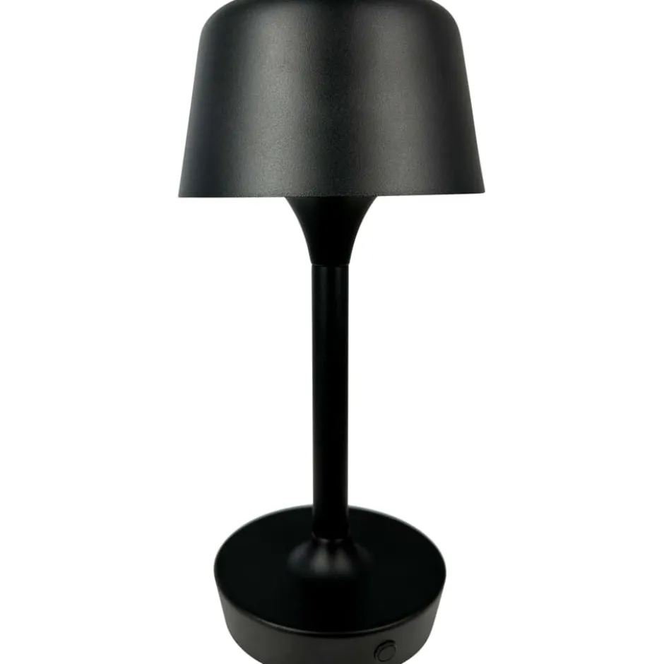 Dyberg Larsen Flow genopladelig bordlampe, sort