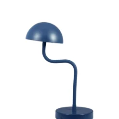 Dyberg Larsen Fonzy genopladelig bordlampe, blå