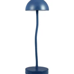 Dyberg Larsen Fonzy genopladelig bordlampe, blå