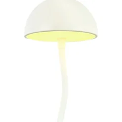 Dyberg Larsen Fonzy genopladelig bordlampe, hvid
