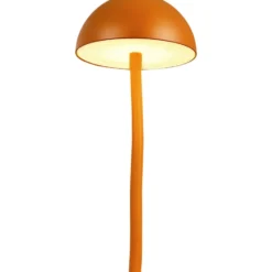 Dyberg Larsen Fonzy genopladelig bordlampe, orange