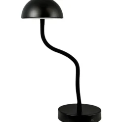 Dyberg Larsen Fonzy genopladelig bordlampe, sort