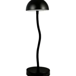Dyberg Larsen Fonzy genopladelig bordlampe, sort